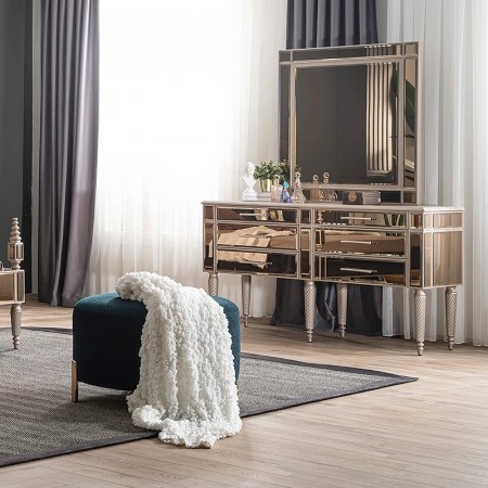 Cavalli Bedroom Dresser and Mirror