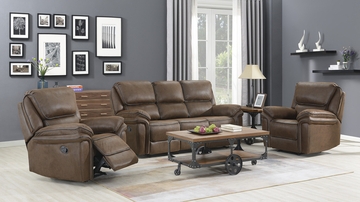 Saranda reclinersofa brun 