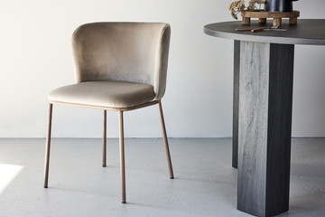 Edina 2pk spisestol beige
