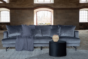 Sofia 3-seter sofa mørkegrå