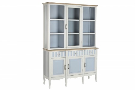  PAULOWNIA GLASS 141,5X44X199 WHITE