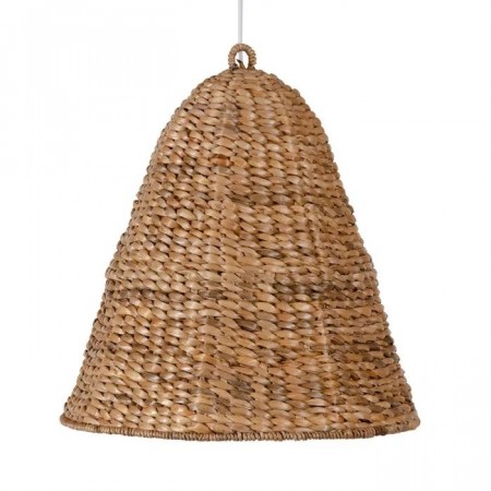 Taklampe natur 50x50x50