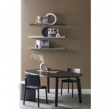 WOOOD LANGE JAN - Ekspanderer 120,160-200 OAK BLACKNIGHT [fsc]