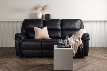 Saranda reclinersofa svart