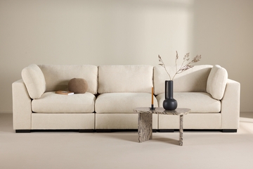 Salerno 3-seter sofa beige
