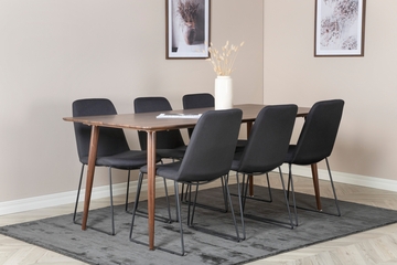 Polar rektangulært spisebord 180 x 90 valnøtt