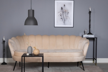 Calais 3-seter sofa beige