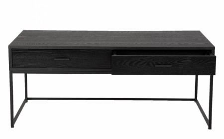 Alexis - Sofabord Svart 120x60x50 Mdf, Metall