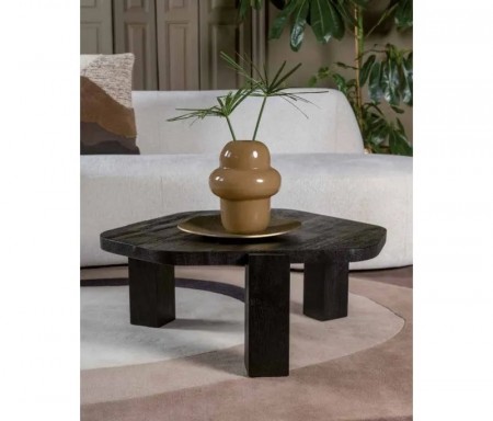 DENISON COFFEE TABLE BLACK 80 X 77 X H 30 CM