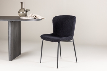 Modesto 2pk spisestol svart