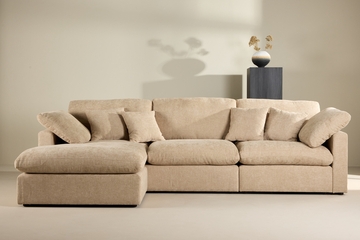 Amalfi hjørnesofa sand