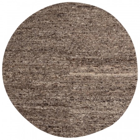WOOOD EFIA RUG WOOL BROWN MELANGE Ø200CM