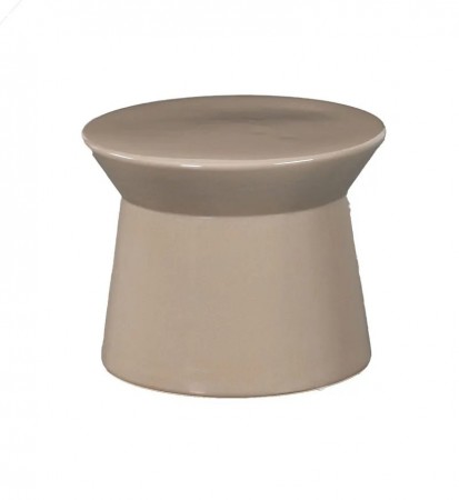 CERAMIC COFFEE TABLE COVE TAUPE S Ø37,5 X H30