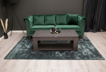 Velvet 3-seter sofa grønn