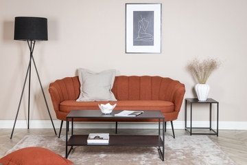 Calais 3-seter sofa rød 