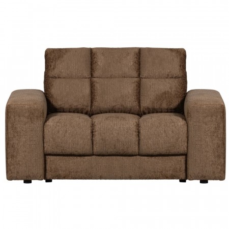 WOOOD SECOND DATE LOVESEAT STRUCTURE VELVET BRASS