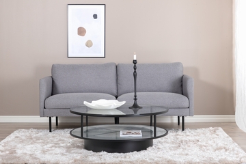 Zoom 2-seter sofa grå