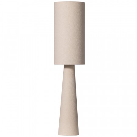WOOOD Loft gulvlampe metall/bouclé natur 130xø30cm
