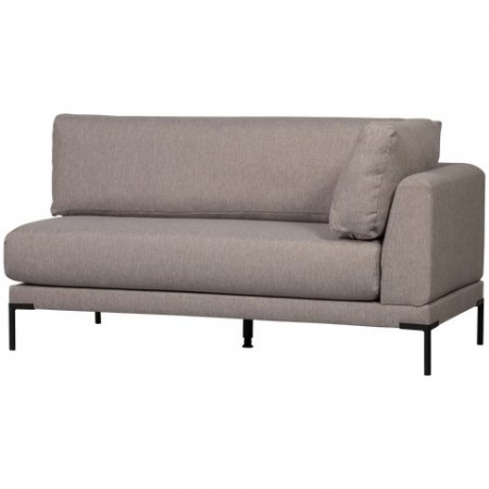 Vtwonen COUPLE DINING BENCH CORNER ELEMENT LEFT TAUPE